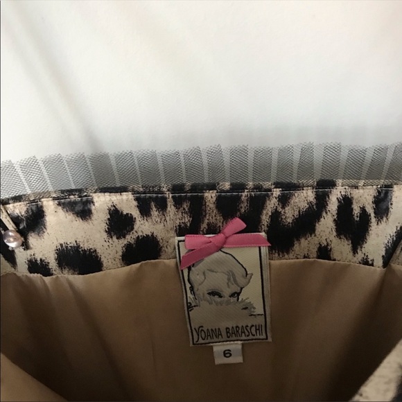 Yoana Baraschi Leopard Print Tulle Dress - Picture 7 of 7